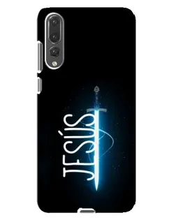 Чехол для Huawei P20 Pro (CLT-L04) с картинкой «Меч Духа Jesus»