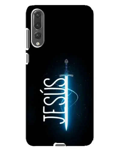 Чехол для Huawei P20 Pro (CLT-L04) с картинкой «Меч Духа Jesus»