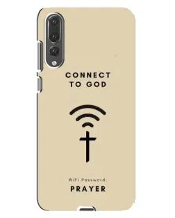 Чехол для Huawei P20 Pro (CLT-L04) с картинкой «Молитва Connect»