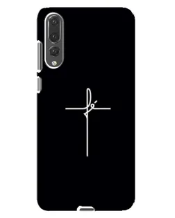 Чехол для Huawei P20 Pro (CLT-L04) с картинкой «Тонкий крест»