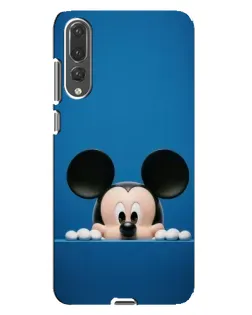 Чохол для Huawei P20 Pro (CLT-L04) з картинкою «Міккі виглядає»