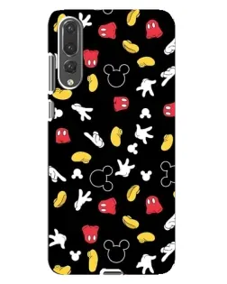 Чохол для Huawei P20 Pro (CLT-L04) з картинкою «Графічний принт лапок»
