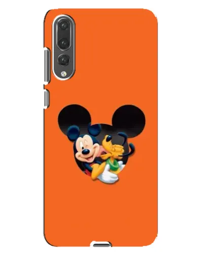 Чохол для Huawei P20 Pro (CLT-L04) з картинкою «Серце Міккі Мінні»