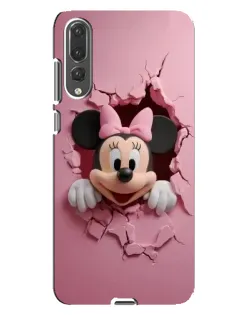 Чохол для Huawei P20 Pro (CLT-L04) з картинкою «Мінні крізь стіну»