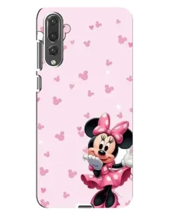 Чохол для Huawei P20 Pro (CLT-L04) з картинкою «Мінні Маус та сердечка»
