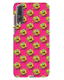 Чехол для Huawei P20 Pro (CLT-L04) с картинкой «Розовый паттерн»