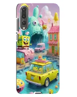 Чехол для Huawei P20 Pro (CLT-L04) с картинкой «Монстр-трак приключения»
