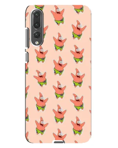 Чехол для Huawei P20 Pro (CLT-L04) с картинкой «Патрик Стар паттерн»