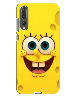 Чехол для Huawei P20 Pro (CLT-L04) с картинкой «Губка Боб улыбка»