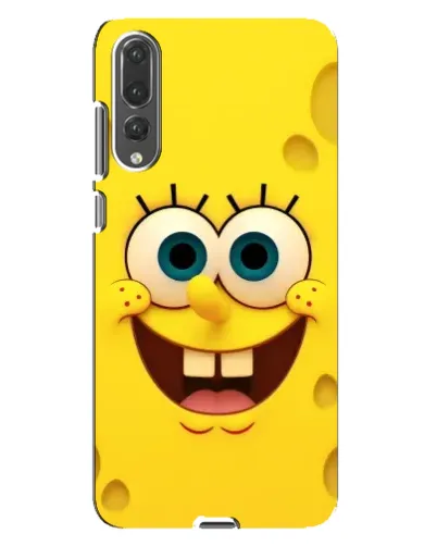 Чехол для Huawei P20 Pro (CLT-L04) с картинкой «Губка Боб улыбка»