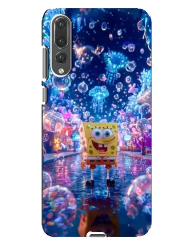 Чехол для Huawei P20 Pro (CLT-L04) с картинкой «Неоновый океан»