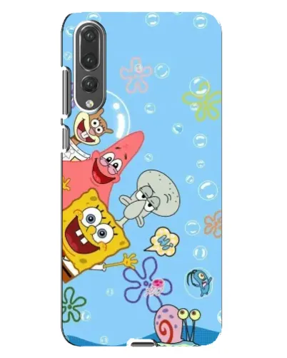 Чехол для Huawei P20 Pro (CLT-L04) с картинкой «Веселые пузырьки»