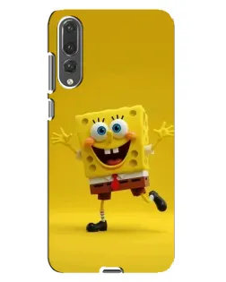 Чехол для Huawei P20 Pro (CLT-L04) с картинкой «Позитивный Губка Боб»
