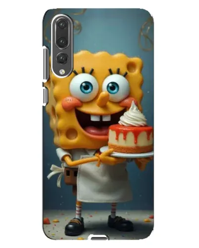 Чехол для Huawei P20 Pro (CLT-L04) с картинкой «Повар Спанч Боб»