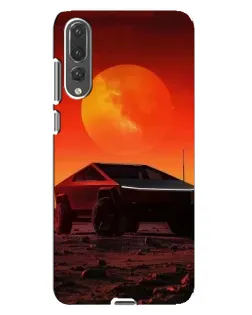 Чехол для Huawei P20 Pro (CLT-L04) с картинкой «Cybertruck на Марсе» Чехол для Huawei P20 Pro (CLT-L04) с картинкой «Cybertruck на Марсе»
