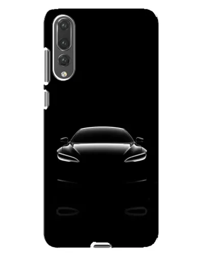 Чехол для Huawei P20 Pro (CLT-L04) с картинкой «Силуэт Tesla Night» Чехол для Huawei P20 Pro (CLT-L04) с картинкой «Силуэт Tesla Night»
