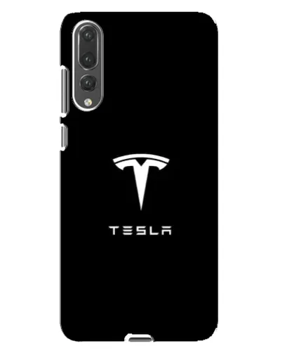 Чехол для Huawei P20 Pro (CLT-L04) с картинкой «Tesla White Logo» Чехол для Huawei P20 Pro (CLT-L04) с картинкой «Tesla White Logo»