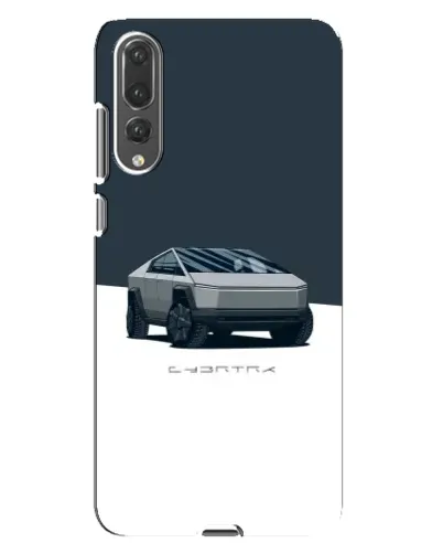 Чехол для Huawei P20 Pro (CLT-L04) с картинкой «Серебристый Cybertruck Tesla» Чехол для Huawei P20 Pro (CLT-L04) с картинкой «Серебристый Cybertruck Tesla»