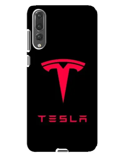 Чехол для Huawei P20 Pro (CLT-L04) с картинкой «Tesla Red Logo» Чехол для Huawei P20 Pro (CLT-L04) с картинкой «Tesla Red Logo»