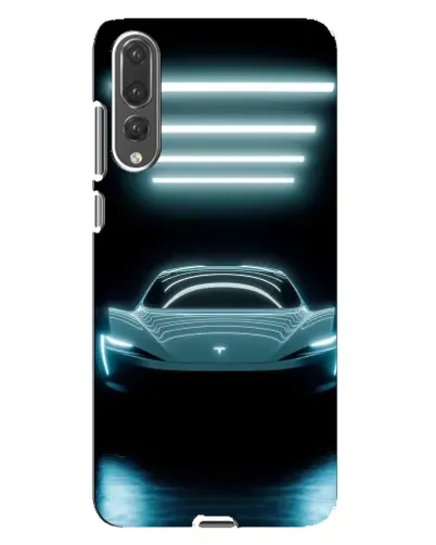 Чехол для Huawei P20 Pro (CLT-L04) с картинкой «Tesla в неоне» Чехол для Huawei P20 Pro (CLT-L04) с картинкой «Tesla в неоне»