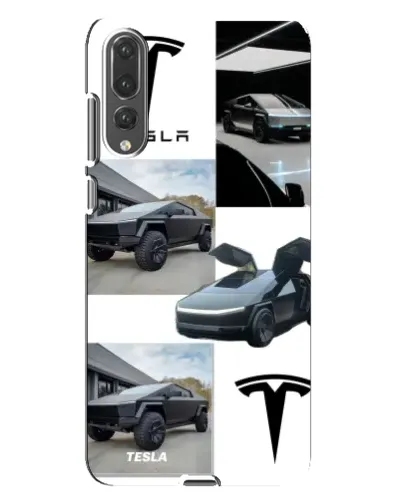 Чехол для Huawei P20 Pro (CLT-L04) с картинкой «Коллаж Cybertruck Tesla» Чехол для Huawei P20 Pro (CLT-L04) с картинкой «Коллаж Cybertruck Tesla»