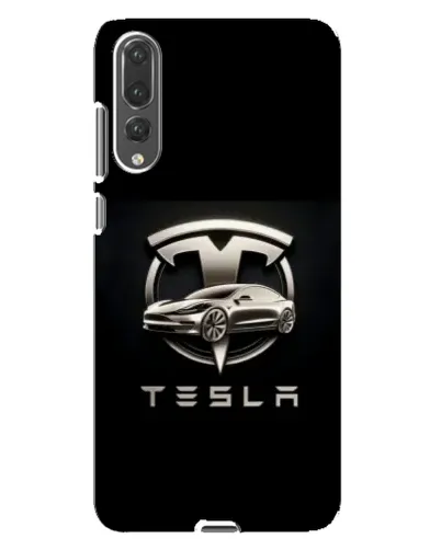 Чехол для Huawei P20 Pro (CLT-L04) с картинкой «Tesla — серебристое авто» Чехол для Huawei P20 Pro (CLT-L04) с картинкой «Tesla — серебристое авто»