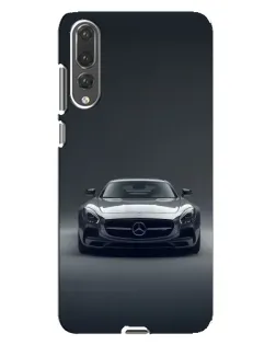 Чохол для Huawei P20 Pro (CLT-L04) з картинкою «Mercedes на чорному»