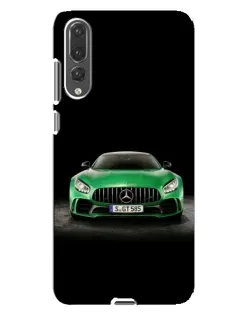 Чохол для Huawei P20 Pro (CLT-L04) з картинкою «Mercedes — неоновий лого»