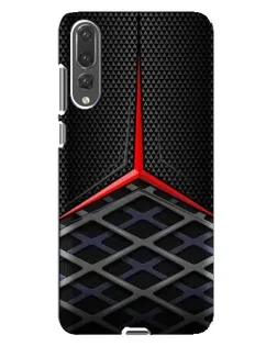 Чохол для Huawei P20 Pro (CLT-L04) з картинкою «Mercedes Carbon Grid»