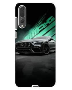 Чохол для Huawei P20 Pro (CLT-L04) з картинкою «Темний Mercedes AMG»