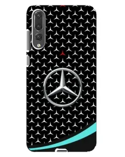 Чохол для Huawei P20 Pro (CLT-L04) з картинкою «Mercedes — бірюзовий акцент»