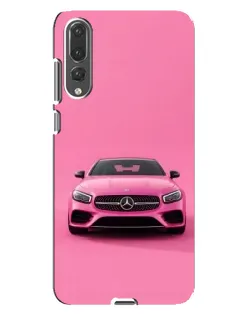 Чехол для Huawei P20 Pro (CLT-L04) с картинкой «Розовый Mercedes AMG»
