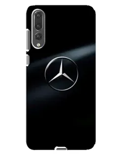 Чехол для Huawei P20 Pro (CLT-L04) с картинкой «Mercedes на металле»