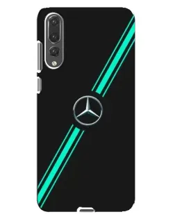 Чехол для Huawei P20 Pro (CLT-L04) с картинкой «Спортивные линии Mercedes»