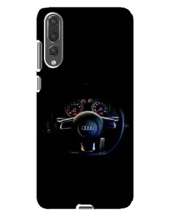 Чохол для Huawei P20 Pro (CLT-L04) з картинкою «Салон Audi — кермо»