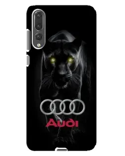 Чохол для Huawei P20 Pro (CLT-L04) з картинкою «Пантера та Audi»