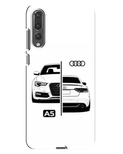 Чохол для Huawei P20 Pro (CLT-L04) з картинкою «Audi — контрастний дизайн»