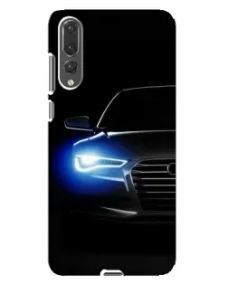 Чохол для Huawei P20 Pro (CLT-L04) з картинкою «Неоновий погляд Audi»