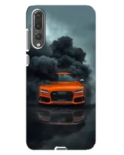 Чохол для Huawei P20 Pro (CLT-L04) з картинкою «Audi у хмарах диму»
