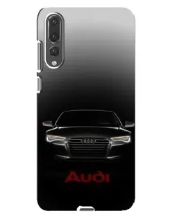 Чохол для Huawei P20 Pro (CLT-L04) з картинкою «Audi — градієнтний контур»