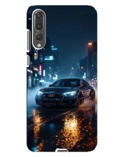 Чохол для Huawei P20 Pro (CLT-L04) з картинкою «Нічне місто та Audi»