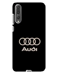 Чохол для Huawei P20 Pro (CLT-L04) з картинкою «Audi — золотий логотип»