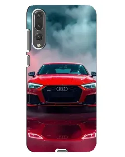 Чохол для Huawei P20 Pro (CLT-L04) з картинкою «Audi RS — червоний стиль»