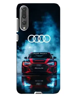 Чохол для Huawei P20 Pro (CLT-L04) з картинкою «Audi Sport — неон»