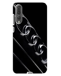 Чохол для Huawei P20 Pro (CLT-L04) з картинкою «Audi — абстрактні кільця»