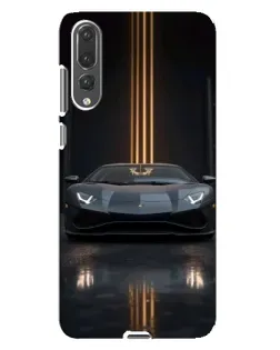 Чехол для Huawei P20 Pro (CLT-L04) с картинкой «Lamborghini золотые линии» Чехол для Huawei P20 Pro (CLT-L04) с картинкой «Lamborghini золотые линии»