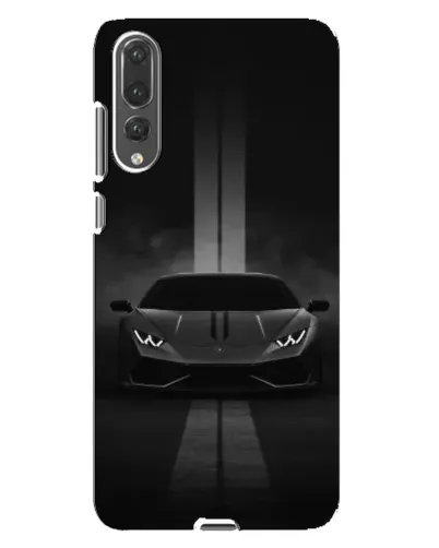 Чехол для Huawei P20 Pro (CLT-L04) с картинкой «Lamborghini симметрия дорог»