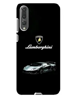 Чехол для Huawei P20 Pro (CLT-L04) с картинкой «Логотип Lamborghini классика»