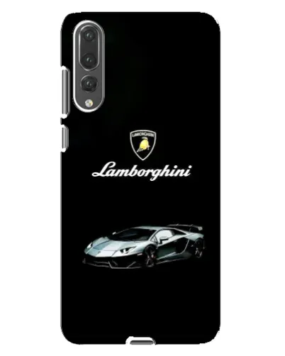 Чехол для Huawei P20 Pro (CLT-L04) с картинкой «Логотип Lamborghini классика»