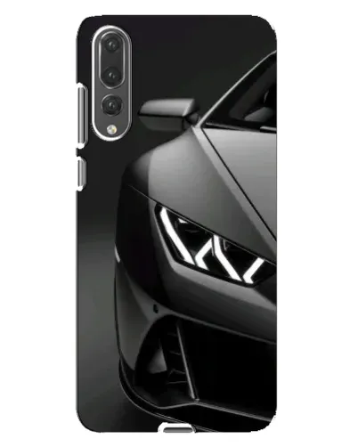 Чехол для Huawei P20 Pro (CLT-L04) с картинкой «Lamborghini фары детализация»